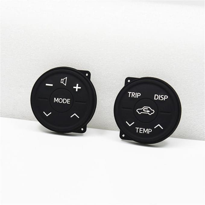 Stuurbediening rubberen knopkussen voor Toyota Prius XW30 MK3 09-18 black