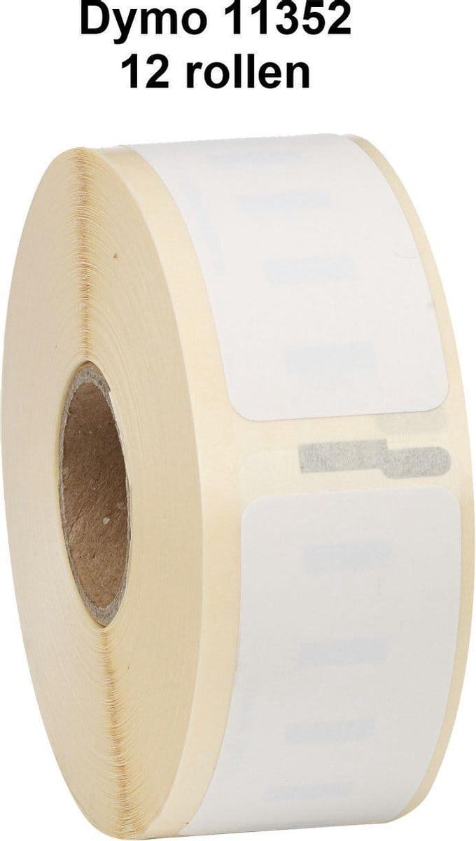 Dymo 11352 compatible labels - 54 × 25 mm - wit - 12 rollen