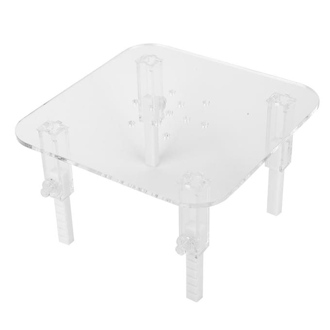 Acryl Duurzaam Eiwitafschuimer Beugel Verstelbare Hoogte Scheider Verhogende AccessoiresL white