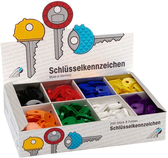wedo sleutelkap rond 200 stuks display
