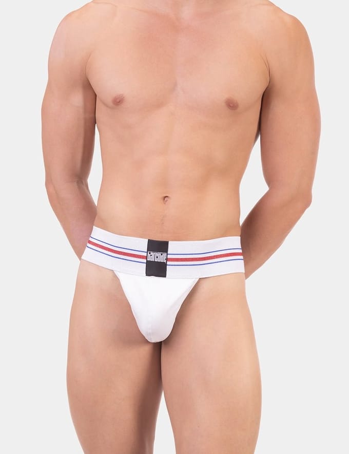 Barcode Berlin String Hildor White - MAAT S - Heren Ondergoed - String voor Man - Mannen Thong