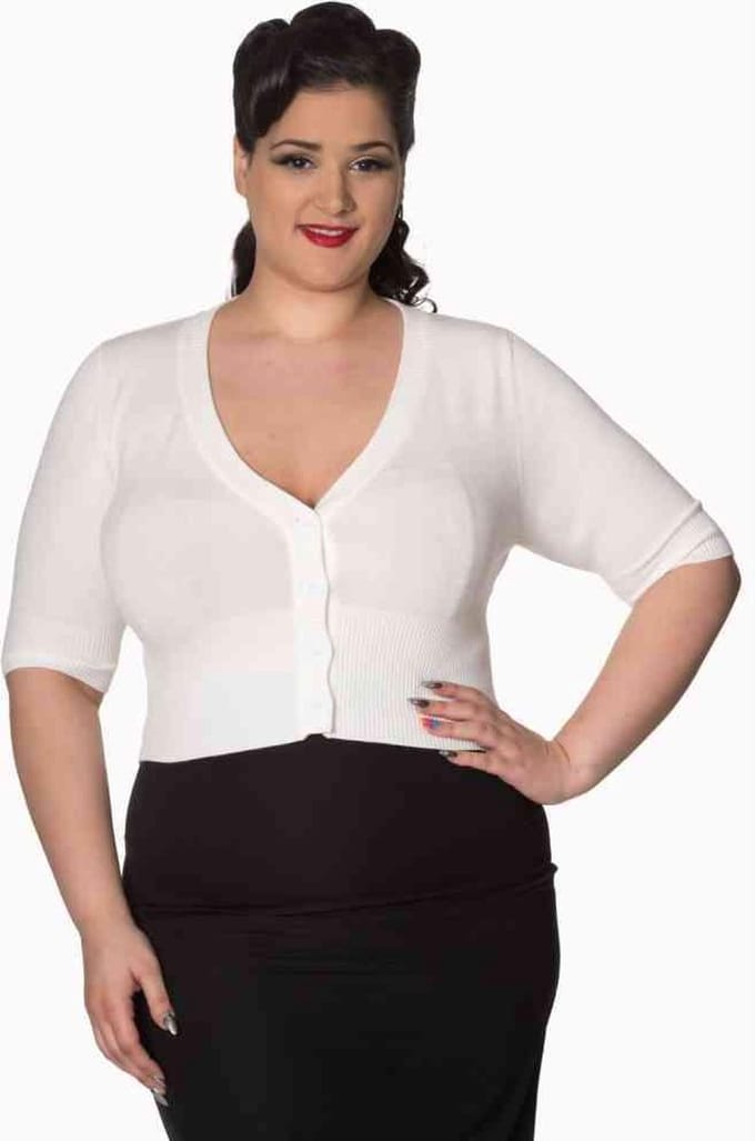 Dancing Days - OVERLOAD Cardigan - S - Wit