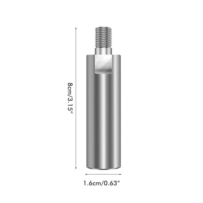 Meuleuse d'angle Tige d'extension Acier Arbre d'extension rotatif Ensemble Tige d'angle de meuleuse Rallonge de connexion pour Type 2