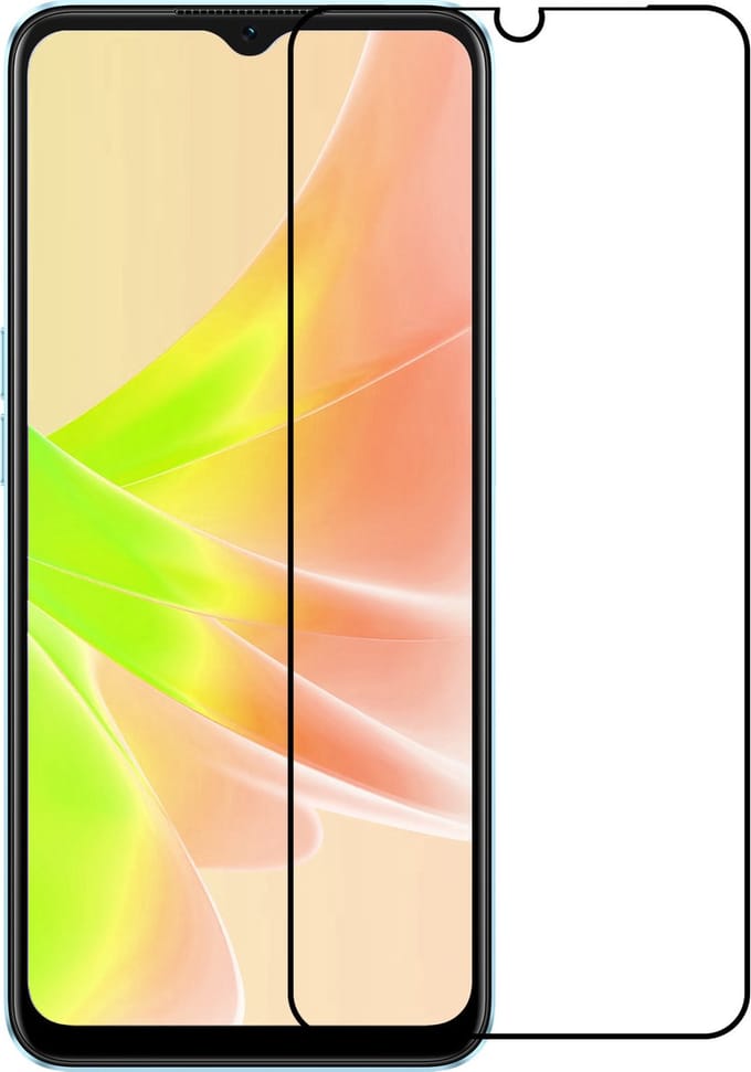 Screenprotector - Geschikt voor OPPO A57s - Full Cover - Beschermglas - Gehard Glas - Tempered Glass - Screen Protector