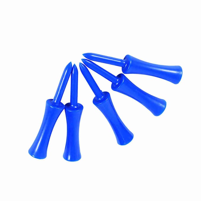 100 stuks Plastic Blauw 68mm Golf Tees Step Down Golf Accessoire Tool Voor Golfsporten blue