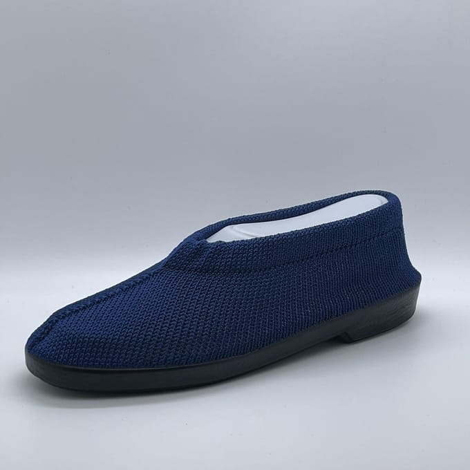 Gebreide Portugese Schoen | Blauw | Maat 42