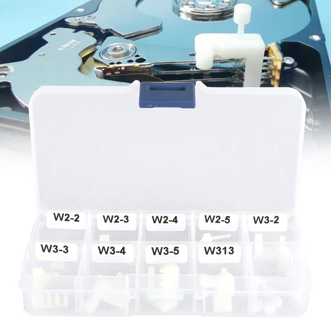 1 Set Vervangingstool voor Harde Schijfkop Wit Hoge Kwaliteit Dataherstel HDD Reparatietool white