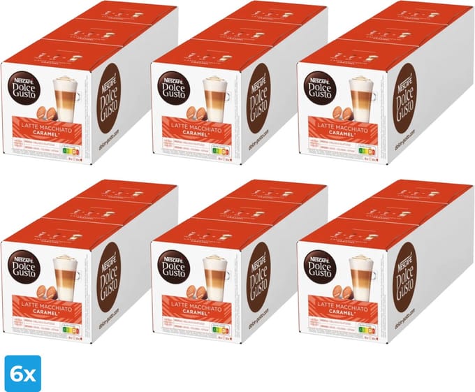 Nescafe Dolce Gusto Latte Machiato Caramel (6x 48 cups)