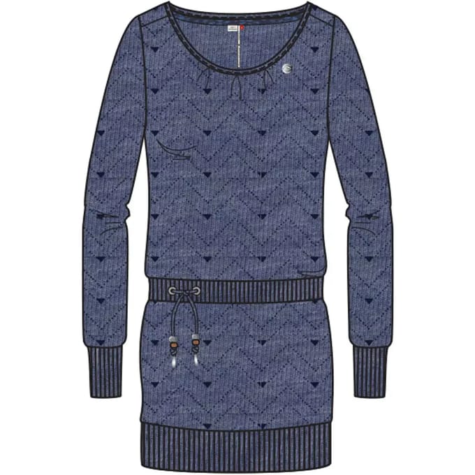 Damesjurk met lange mouwen Ragwear Alexa Zig Zag