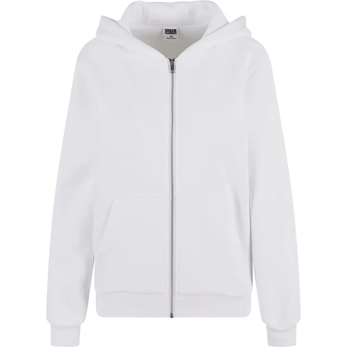Urban Classics - Fluffy Vest met capuchon - XL - Wit