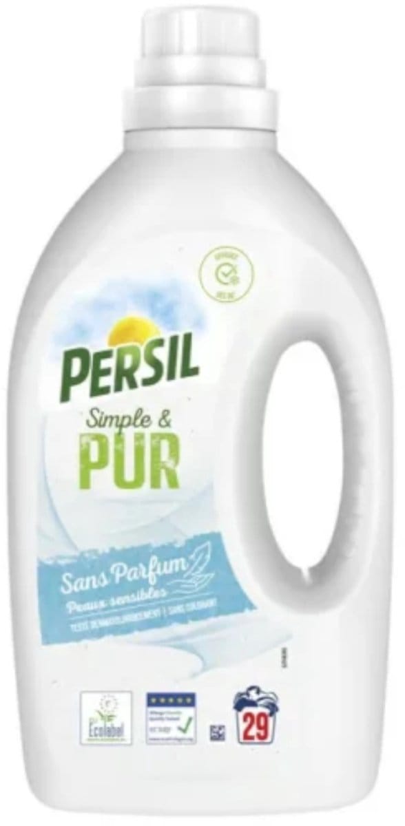 Persil vloeibaar wasmiddel simple & pur sans parfum 29sc 1,32l