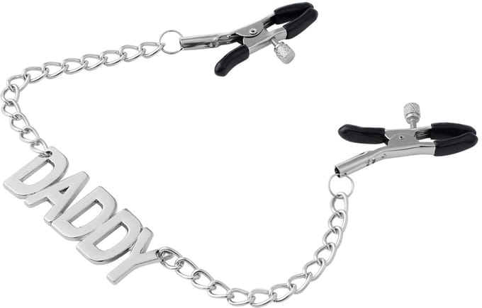 Smart Moves - Tepelklemmen met hanger in de vorm van het woord DADDY