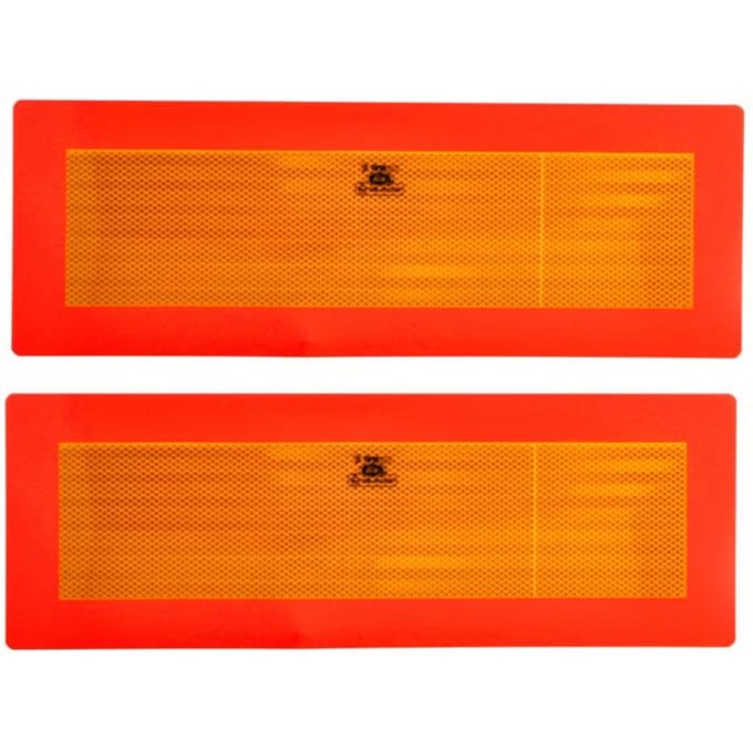 Waarschuwings-/informatiebord met reflectie (set, 2 stuks) CARGOPARTS CARGO-AET5
