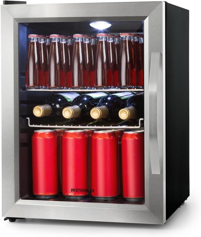 Mini Koelkast - Drankenkoeler - Dranken Koelen - Stil Ontwerp - 35 Liter - Zwart