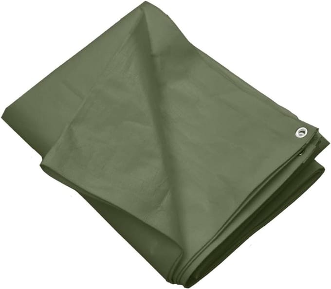 vidaXL Tarpaulin 260 g/m² 3x3 m HDPE green