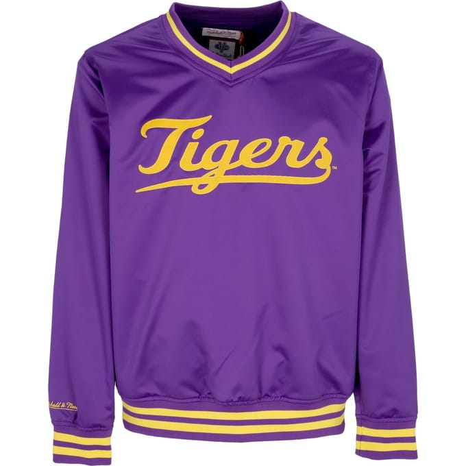 NCAA Sideline Pullover-satijnen jack voor heren Loutig paars