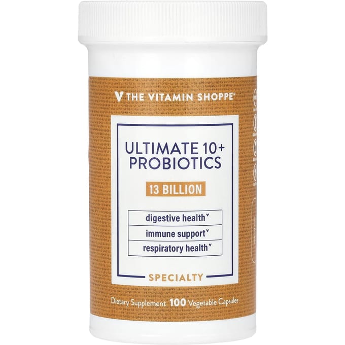 Ultimate 10+ Probiotic, 13 miljard, 100 vegetarische capsules