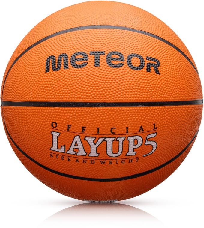 Meteor Layup 5 - Basketbal - voor het spelen van basketbal - Sportuitrusting - Oranje