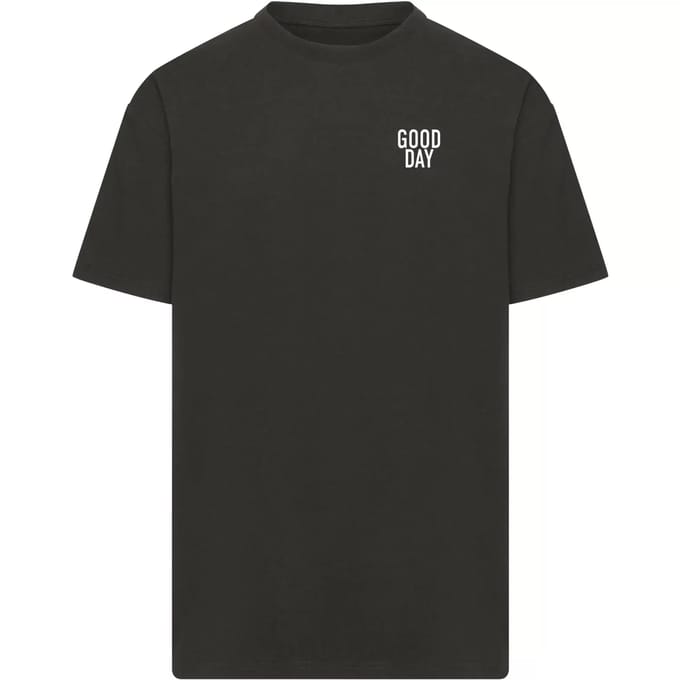 Mister Tee - Under The Palm Trees Heavy Oversize Heren Tshirt - L - Zwart