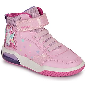 GEOX INEK MEISJES Sneakers - ROZE/MULTIKLEUR