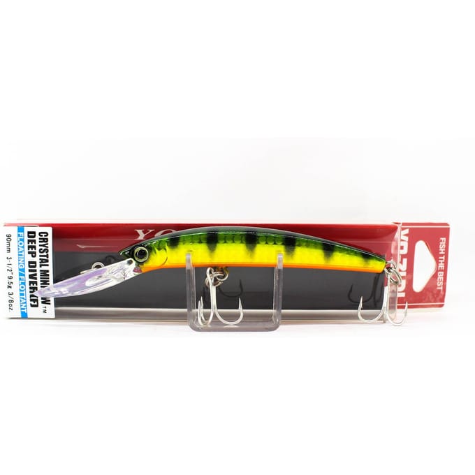 Yo Zuri Crystal Minnow DD 90 mm drijvend kunstaas R1134-HPC (1008) black