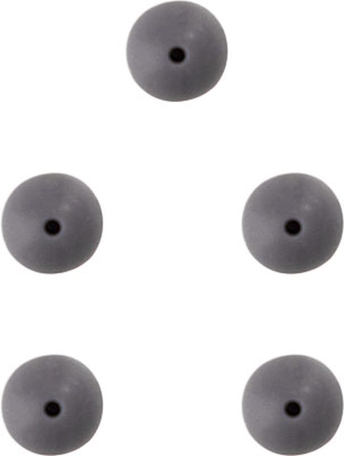 Durable Siliconen Kralen 12mm 5 stuks 004 Grey