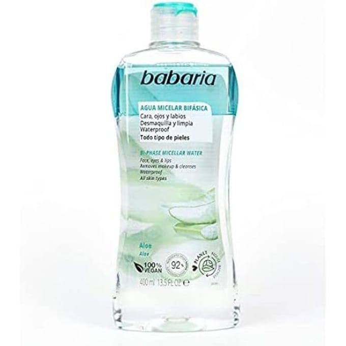 Twee-fasen Make-up Remover Aloë Vera Micellair Water 400 ml