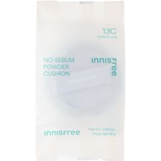 innisfree - No-Sebum Powder Cushion Refill Only - 5 Colors 2023 Version - #13C Porcelain