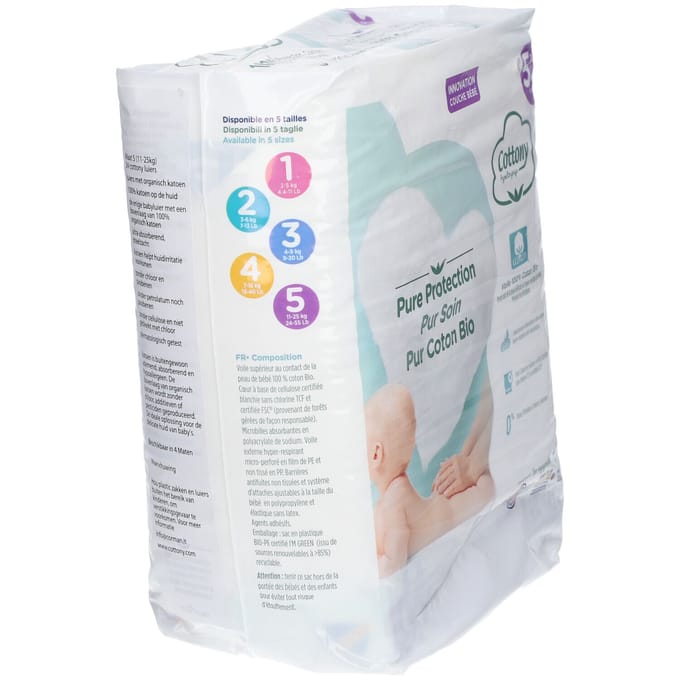 Cottony Baby Diapers Size 5 11 - 25kg 24