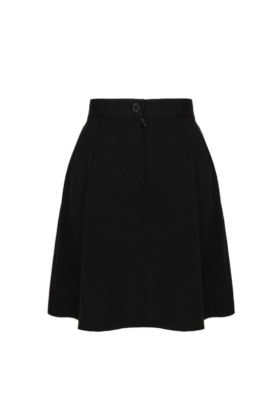 Hell Bunny - Gothic Minirok - Skelli Skirt - XS tot L - voor Vrouwen - zwart-wit