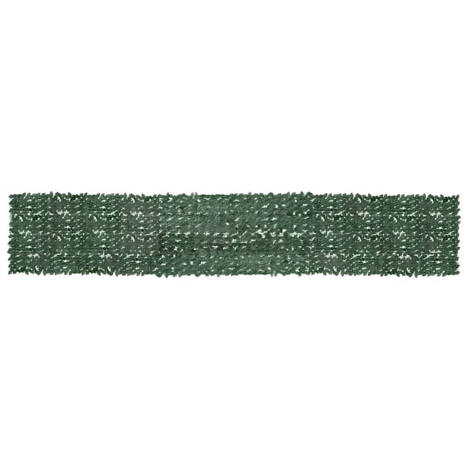 vidaXL - Balkonscherm - met - donkergroene - bladeren - 600x100 - cm