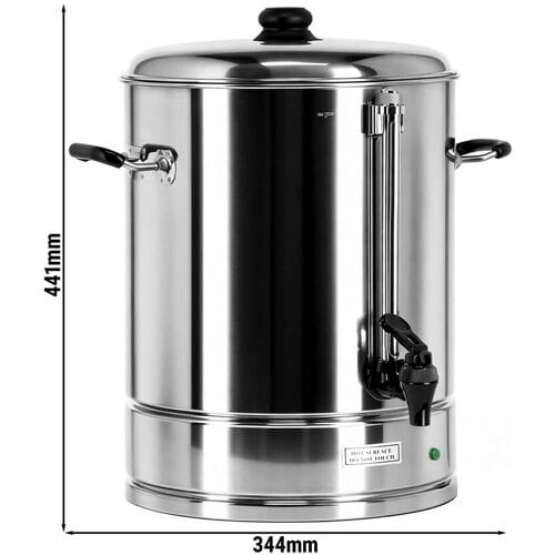 GGM Gastro Kaffee Perkolator - 10 Liter - 1,5 kW Zilver