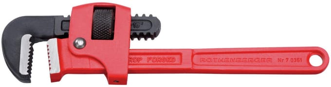 ROTHENBERGER Eenhandige pijptang STILLSON, 10" - 70351