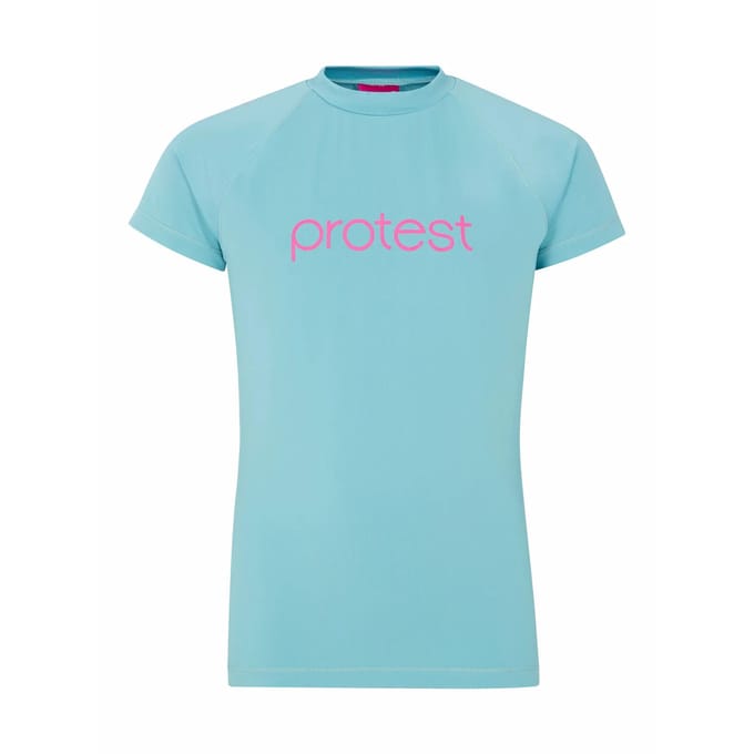 Protest Prtsenna Jr – Uv shirt Meisjes – Stretch – Korte mouwen – Vision Blue