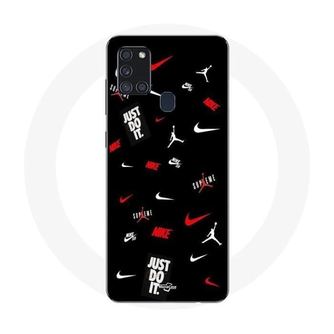 Coque - Nike Jordan - Galaxy A21s - Souple - Sportif - Protection quotidienne blanc