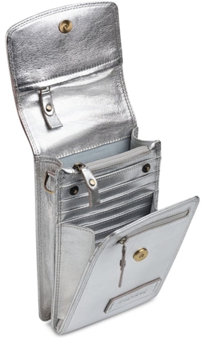 Bag2Bag Wallet | Clutch | Heuptasje Yuka XXL Silver