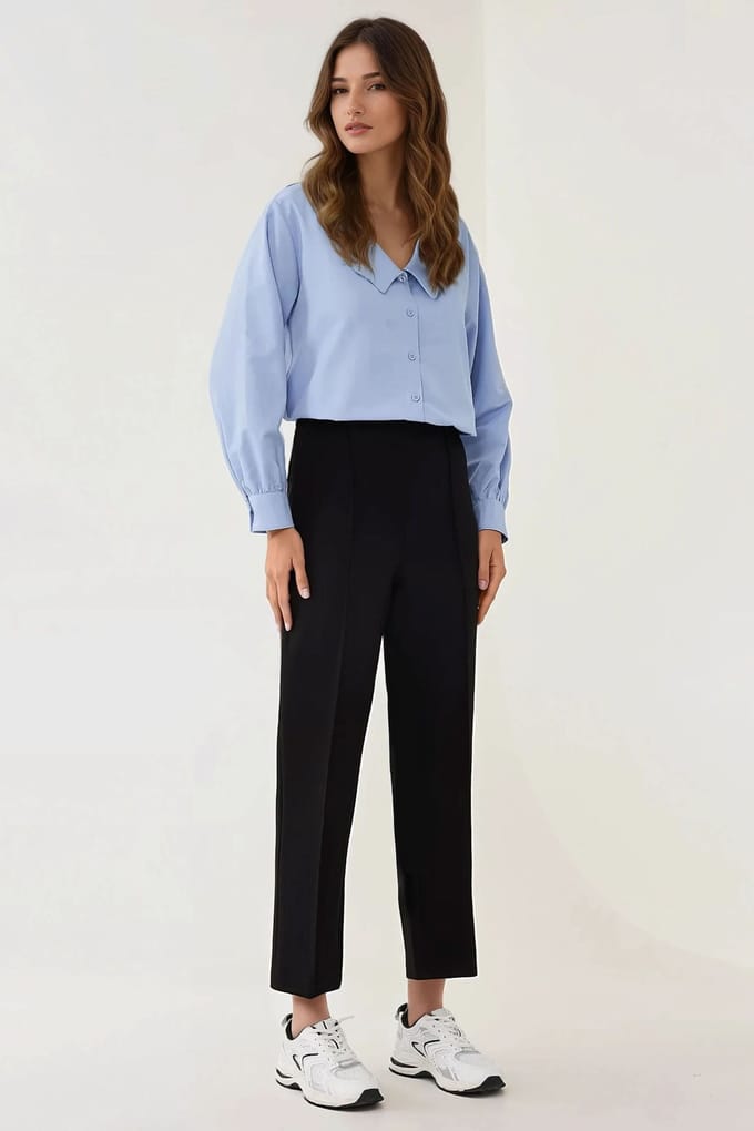 Premium Hoge Taille Rechte Pantalon