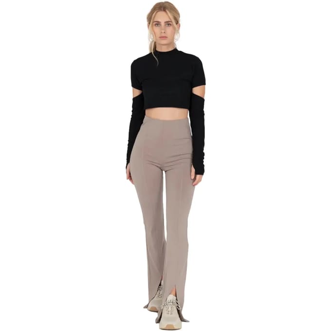 Hoge Taille Uitlopende Broek Dames 24 Colours