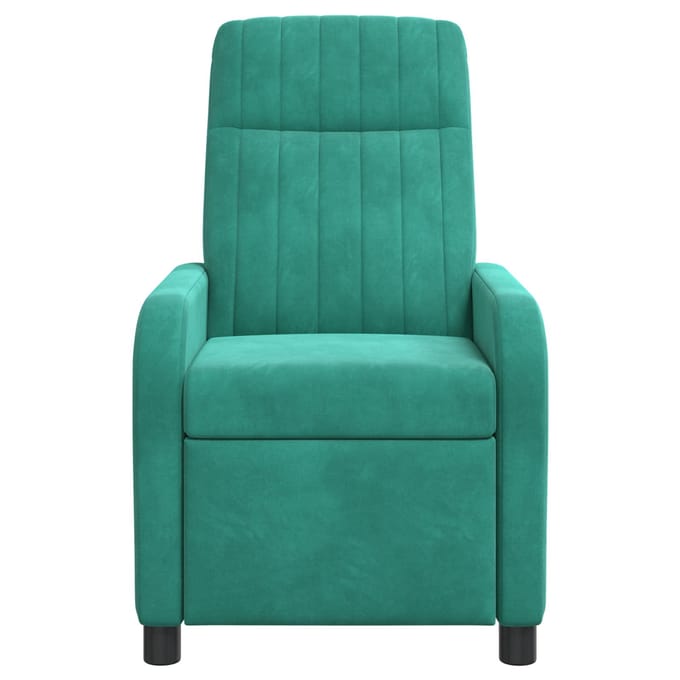 vidaXL - Recliner - Turquoise - fluweel
