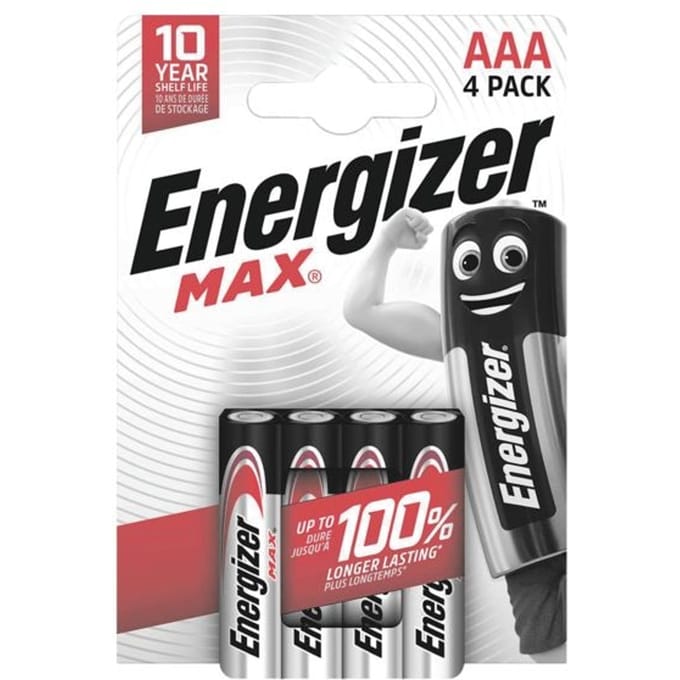 Pak met 4 batterijen »Max Alkaline« Micro / AAA / LR03