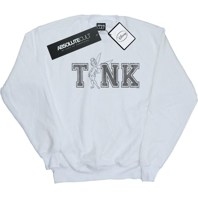 Disney Dames/Dames Tinker Bell Collegiate Tink Sweatshirt (Wit)