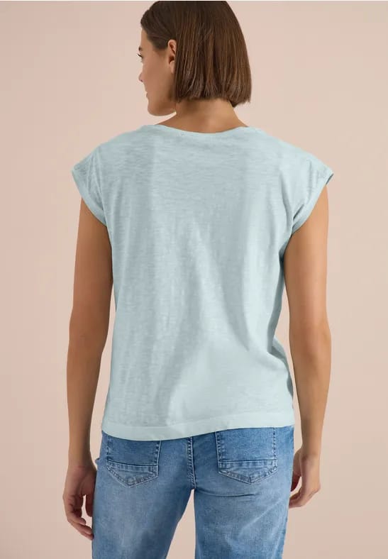 Shirt van geverfde jersey
