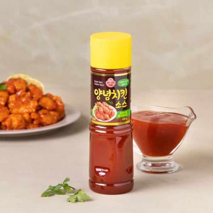 Otoki Sauce pour Poulet Yangnyeom Coréen Sauce pour Poulet Frit Coréen Douce Épicée 490g 1ea yellow