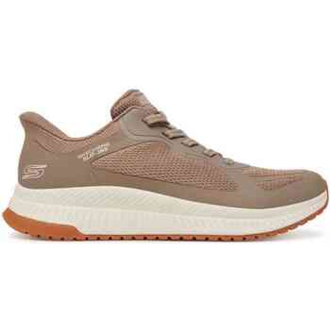 Skechers BOBS SQUAD 4 - STAPLE LOOK Dames Instappers - Taupe