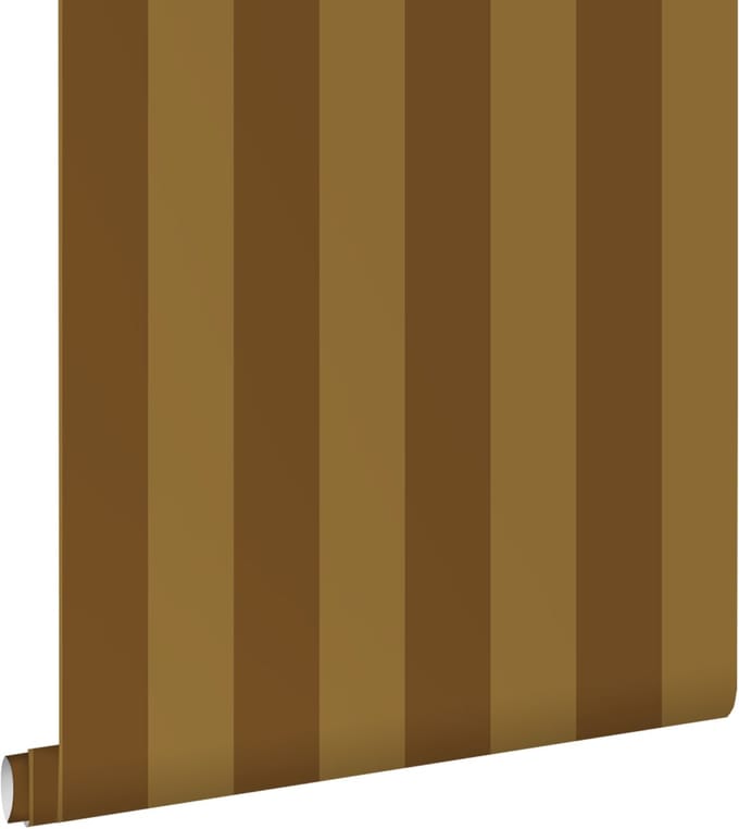 ESTAhome behang strepen bruin - 50 x 900 cm - 131973