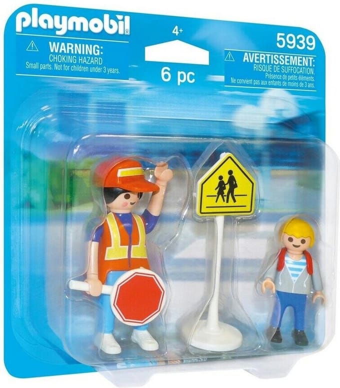 PLAYMOBIL Duo Pack Verkehrshelfer und Schulkind - P-5939