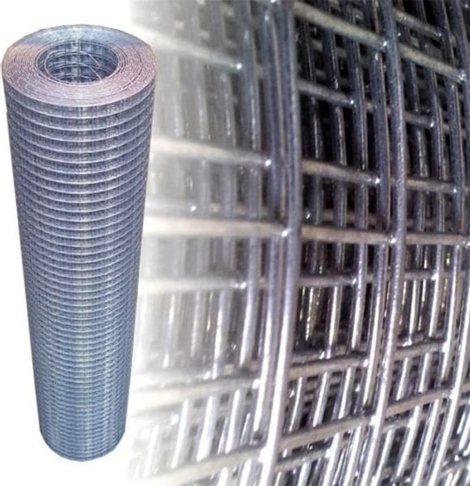 Volieregaas 19 x 19mm 1,45mm 100cm x 10m gegalvaniseerd.