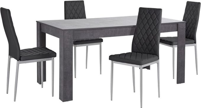 Lynn&Brooke-Eetset - 160 cm - Zwart