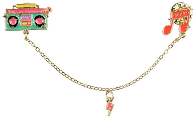 PartyDeco - Collar pin radio