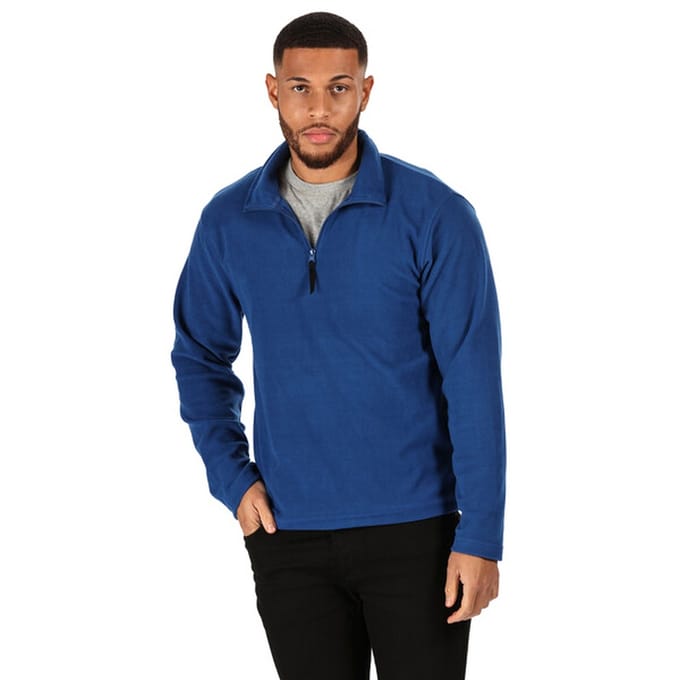 Regatta - Heren Micro Zip Turtle Neck Fleece Sweater (Donkerblauw)